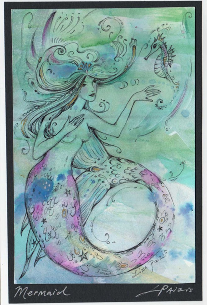 mermaid painting art 2