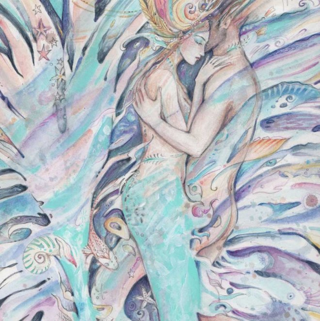 mermaids-d-love-painting